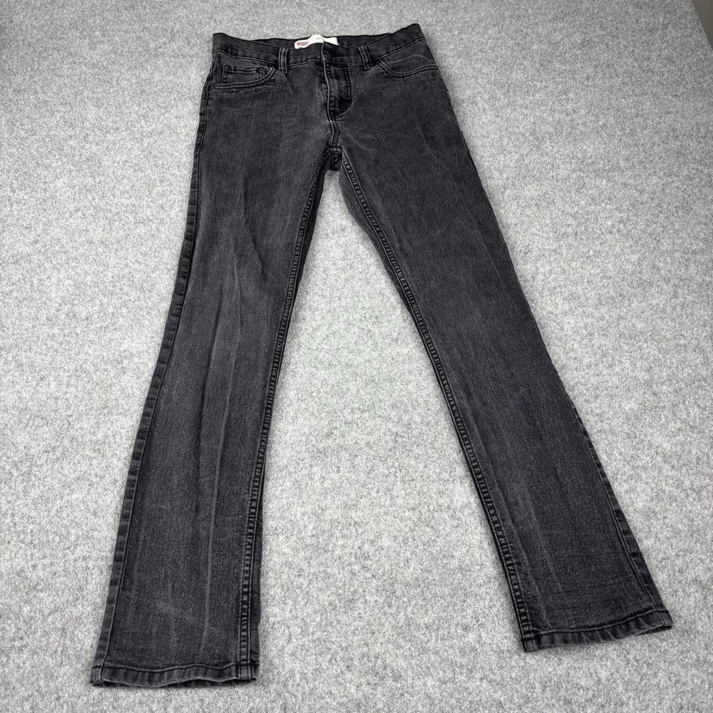 Levi's 511 Slim Jeans Women's 18 Reg 29x29 Black Stretch Emo Skater‎ Street Punk